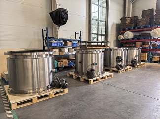 Q&T has successfully delivered 10 units of its DN1000 large diameter all-stainless steel SS316 magnetic flow meters. 